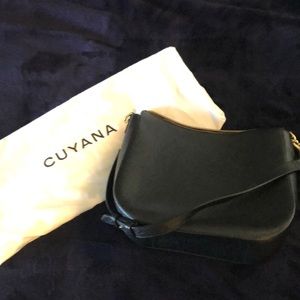 Cuyana black hobo bag